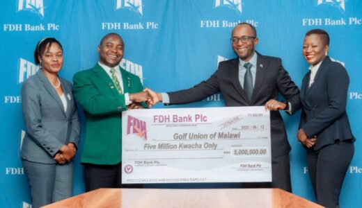 FDH Bank Plc sponsors K5 million towards Golf Union of Malawi Matchplay Championship