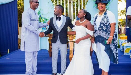 Musician Faith Mussa in colorful wedding (see photos)