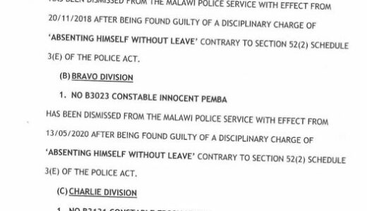 10 Police Officers Fired