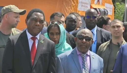 Hakainde Hichilema meets Ramaphosa in Ukraine (see photos)