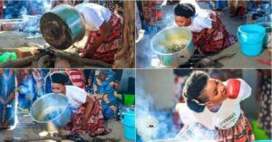 Bride Asked to Cook Using Her Teeth on Wedding Day, Photos Go Viral (See Photos)