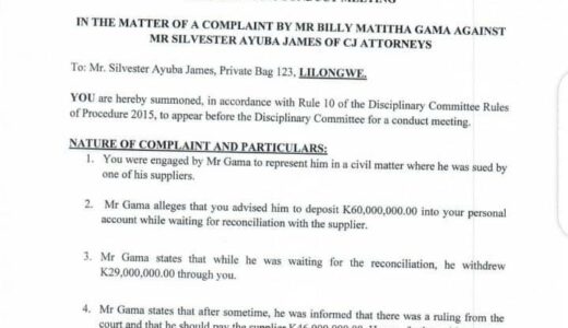 Lawyer Silvester Ayuba James summoned over indiscipline
