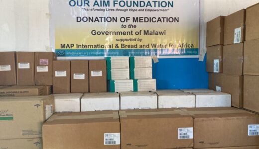 Mchinji DHO receives crucial medical supplies from Our Aim Foundation