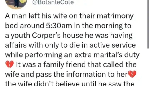 Married Man Dies On Top Of His Side Chick While “DOING IT”