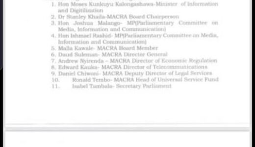 BREAKING NEWS: Macra in abuse of resources again, 11 people in Egypt for spending spree