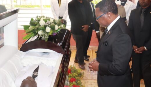 Chakwera pays last respect to Dedza MP Chiwere
