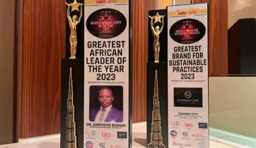 BUSHIRI AWARDED A 2023 GREATEST AFRICAN BUSINESS LEADER IN DUBAI