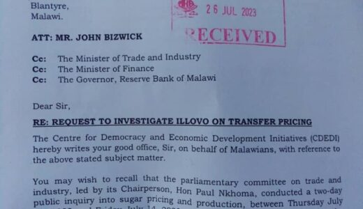 CDEDI wants sugar prices reduced by 50%…pens MRA to probe transfer pricing