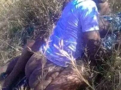 Couple Caught On Camera “Doing It” At The Bush, Lady Flees The Scene (See Photos)