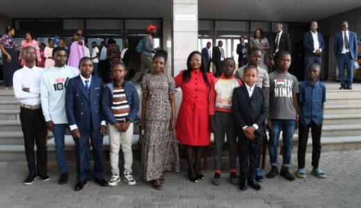 Speaker Hara honours top 10 PSLCE  stars, lauds Plan International