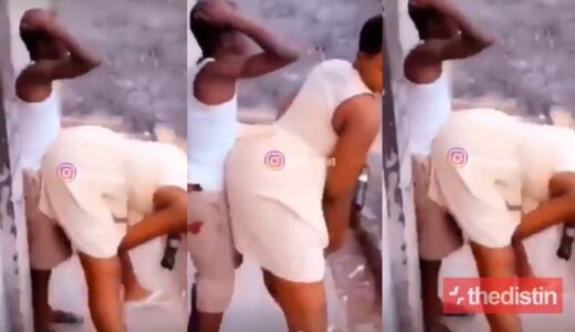 Watch Video As Female Students Gives Her Nyash To Male Student To Gr1nd Behind Classes, Caught By Teachers (See Photos)