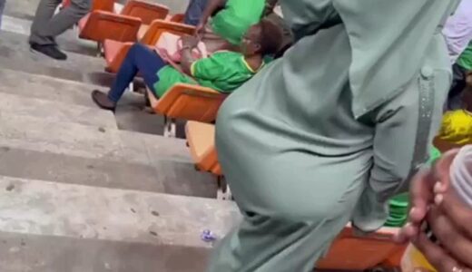 Woman With Big NYash Steals The Show During Football Match (See Photos)