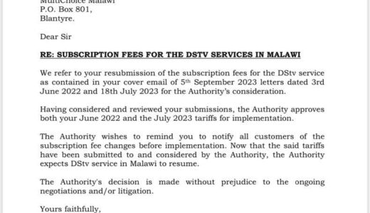 MACRA approves MultiChoice Malawi proposal to hike DSTV subscription fees