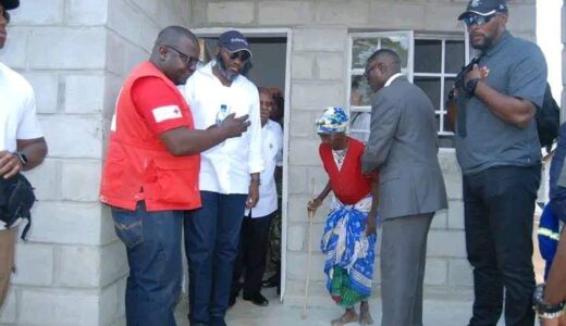 Bakili Muluzi hands over houses to Cyclone Freddy survivors in Phalombe