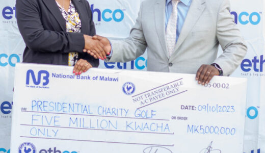 EthCo donates K5 million to Presidential Charity Golf