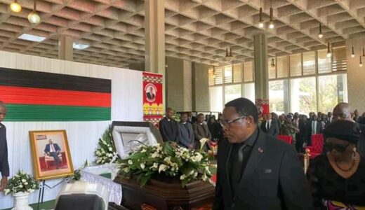 Chakwera, Chilima pay last respect to JZU Tembo (see photos)