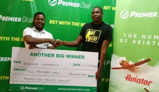 BIG WINNER: 30-year-old man from Lilongwe wins K242 Million in Premier Bet