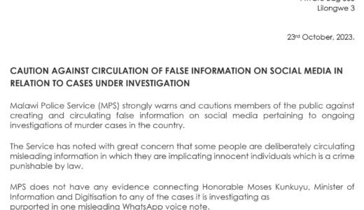 Police cautions social media users from implicating Kunkuyu in gruesome murder of Coca-cola employee Allan Witika