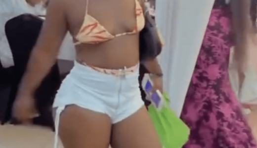 Lady Sparks Stir Attending Ex-Boyfriend’s Wedding Dressed Like A Night Worker (See Photos)