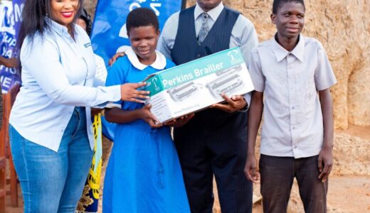 NBM fulfills promise: Delivers 3 braille machines to Nazombe School for the Blind
