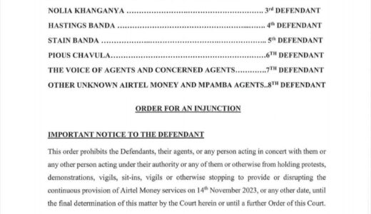 Airtel, TNM obtain court injunction restraining mobile money agents from holding demonstrations