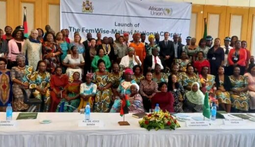 Chimwendo Banda presides over FEMWISE Malawi Chapter Launch, says women are best catalysts of national peace building