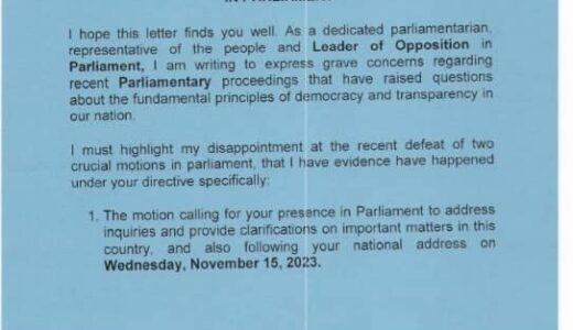 Chakwera rejects Nankhumwa’s request to appear in Parliament