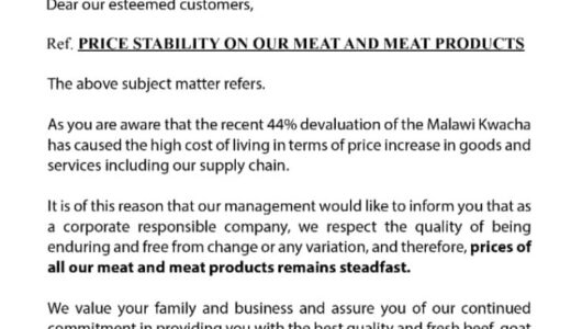 Our prices remain steadfast amidst devaluation – Rays Super Butchery