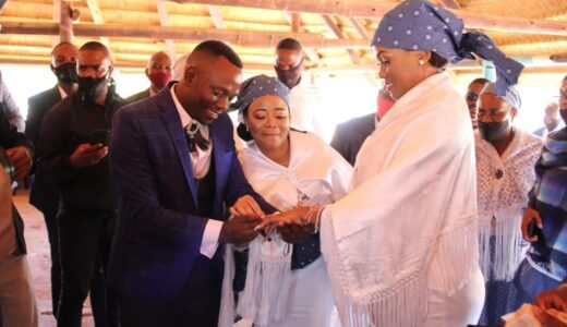 My first wife and I married my second wife three years ago – Botswana polygamous pastor says as he celebrates third wedding anniversary (See Photos)