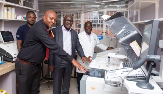 NBM fulfills promise: hands over chemistry analyzer to QECH