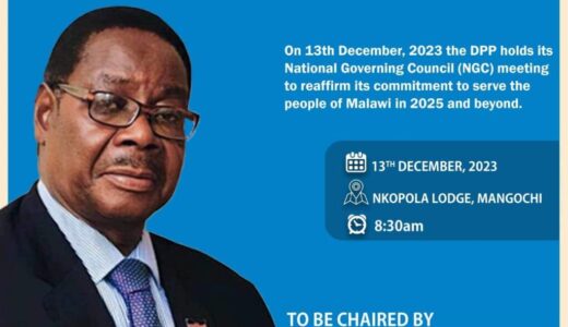 All for set APM camp’s NGC tomorrow at Nkopola Lodge in Mangochi