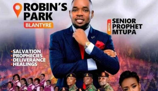 Robins Park to Host Senior Prophet Rodrick Mtupa’s Cross Over Night