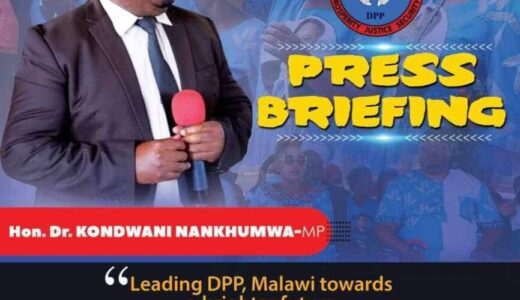 ROAD TO DPP CONVENTION: Nankhumwa to unveil manifesto, trumpcard team tomorrow