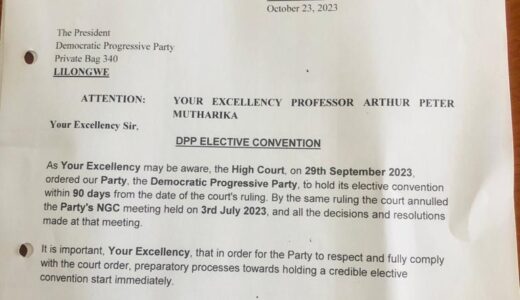 DPP’s GS Jeffrey vindicated: Leaked memos show Mutharika was informed