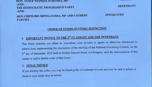 BREAKING NEWS: Jeffrey convention falls off, courts restrains them from implementing Golden peacock NGC resolutions