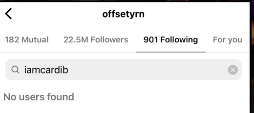 Cardi B and her husband Offset unfollow each other on Instagram amid cryptic posts
