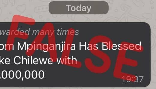 FAKE NEWS: Dr Mpinganjira denies “blessing” Mike Chilewe with K20million