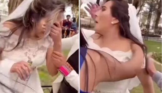 Bride nabs husband-to-be pants down with her bridesmaids on wedding day (See Photos)