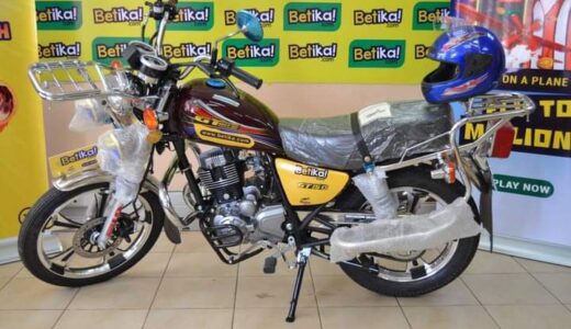 Man wins motorcycle in Kuboola Mtambo ndi Betika Aviator promo