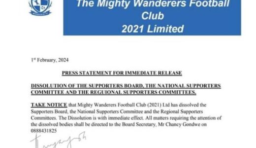 Mpinganjira fires Wanderers supporter’s board