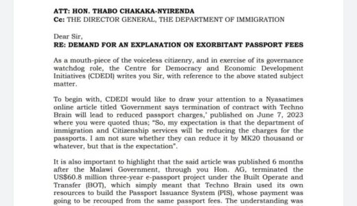 Passport crisis tantamount to criminal negligence…as AG given seven days to act or face nationwide demonstrations