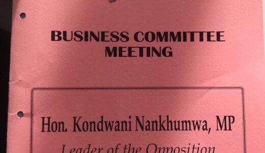 PARLIAMENT RECOGNIZES DR. NANKHUMWA AS LEADER OF OPPOSITION, DR. CHAPONDA TURNED BACK