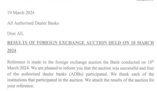 Bizarre! Chakwera Devalues Kwacha once more with effect from tomorrow Thursday, May 21