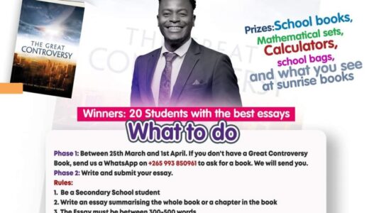 Social media influencer Pemphero Mphande launches Essay Competition for secondary school students