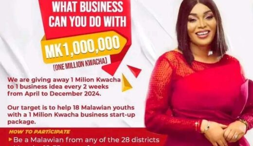 Philanthropist Dr. Triephornia Mpinganjira stakes K18 million for young entrepreneurs