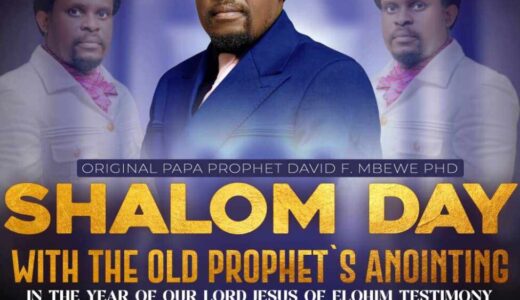 PROPHET MBEWE TO LEAD ‘SHALOM DAY’ PRAYERS IN BLANTYRE ON MAY 1
