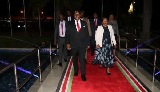 Chakwera arrives in Kenya