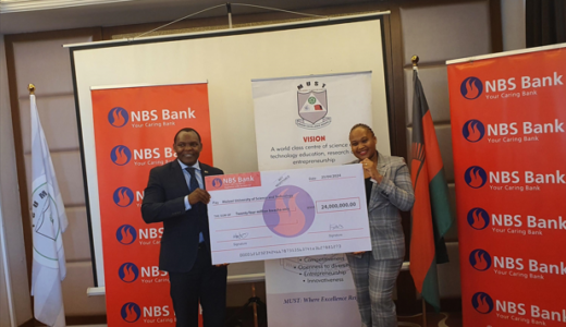 NBS Bank Plc gives K24 million to MUST underprivileged students 