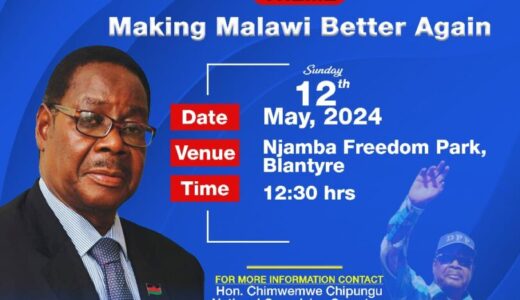 APM’S MOMENT OF TRUTH: NJAMBA RALLY TO SEAL HIS POLITICAL COMEBACK