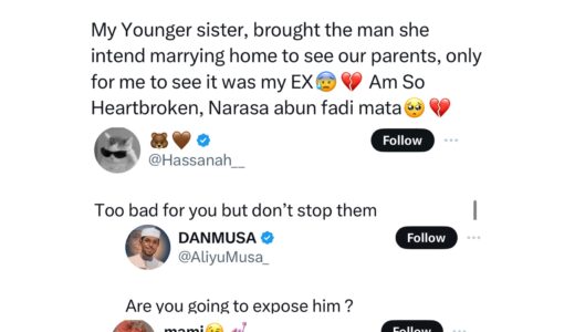 Lady left heartbroken after discovering that her sister is set to marry her ex
